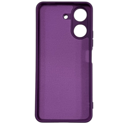 Накладка (з мікрофіброю) GETMAN Liquid Silk Full Camera для Xiaomi Redmi 13C 4G / Poco C65- фіолетовий Накладка (з мікрофіброю) GETMAN Liquid Silk Full Camera для Xiaomi Redmi 13C 4G / Poco C65- фіолетовий