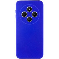 Накладка (з мікрофіброю) GETMAN Liquid Silk Full Camera для Xiaomi Redmi 14C / Redmi A4 / Poco C75- ультра-синій