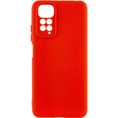 Накладка (з мікрофіброю) GETMAN Liquid Silk Full Camera для Xiaomi Redmi Note 11 4G / Note 11S- червоний Накладка (з мікрофіброю) GETMAN Liquid Silk Full Camera для Xiaomi Redmi Note 11 4G / Note 11S- червоний