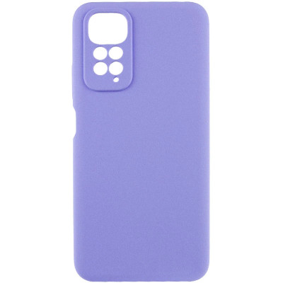 Накладка (з мікрофіброю) GETMAN Liquid Silk Full Camera для Xiaomi Redmi Note 11 4G / Note 11S- бузковий Накладка (з мікрофіброю) GETMAN Liquid Silk Full Camera для Xiaomi Redmi Note 11 4G / Note 11S- бузковий