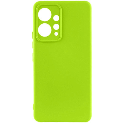 Накладка (з мікрофіброю) GETMAN Liquid Silk Full Camera для Xiaomi Redmi Note 12 4G- салатовий Накладка (з мікрофіброю) GETMAN Liquid Silk Full Camera для Xiaomi Redmi Note 12 4G- салатовий