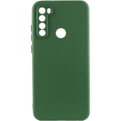 Накладка (з мікрофіброю) GETMAN Liquid Silk Full Camera для Xiaomi Redmi Note 8T- темно-зелений Накладка (з мікрофіброю) GETMAN Liquid Silk Full Camera для Xiaomi Redmi Note 8T- темно-зелений