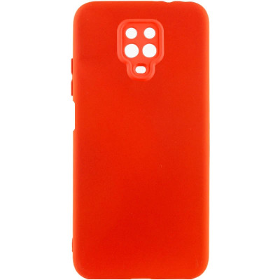 Накладка (з мікрофіброю) GETMAN Liquid Silk Full Camera для Xiaomi Redmi Note 9 Pro / Note 9s- червоний Накладка (з мікрофіброю) GETMAN Liquid Silk Full Camera для Xiaomi Redmi Note 9 Pro / Note 9s- червоний