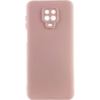Накладка (з мікрофіброю) GETMAN Liquid Silk Full Camera для Xiaomi Redmi Note 9 Pro / Note 9s- рожевий пісок Накладка (з мікрофіброю) GETMAN Liquid Silk Full Camera для Xiaomi Redmi Note 9 Pro / Note 9s- рожевий пісок
