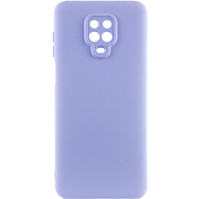 Накладка (з мікрофіброю) GETMAN Liquid Silk Full Camera для Xiaomi Redmi Note 9 Pro / Note 9s- бузковий Накладка (з мікрофіброю) GETMAN Liquid Silk Full Camera для Xiaomi Redmi Note 9 Pro / Note 9s- бузковий