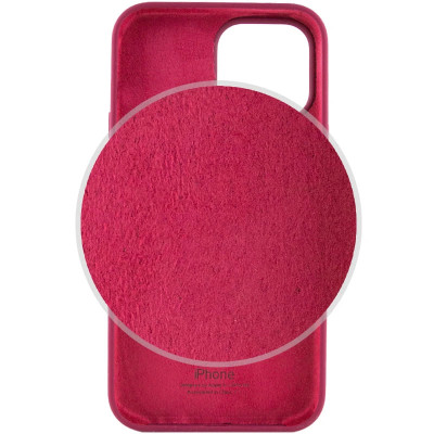 Накладка (з мікрофіброю) Silk Full Protective для iPhone 11- марсала