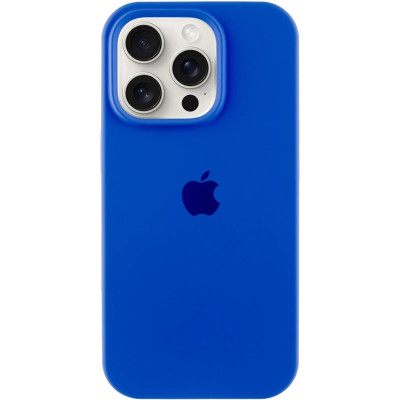Накладка (з мікрофіброю) Silk Full Protective для iPhone 11- королівський синій