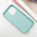 Накладка (з мікрофіброю) Silk Full Protective для iPhone 15 Pro- бірюзовий
