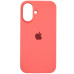 Накладка (з мікрофіброю) Silk Full Protective для iPhone 16- кораловий