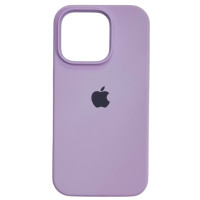 Накладка (з мікрофіброю) Silk Full Protective для iPhone 16 Pro- лавандовий