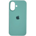 Накладка (з мікрофіброю) Silk Full Protective для iPhone 16- бірюзовий