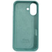 Накладка (з мікрофіброю) Silk Full Protective для iPhone 16- бірюзовий