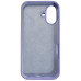 Накладка (з мікрофіброю) Silk Full Protective для iPhone 16- бузковий