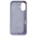 Накладка (з мікрофіброю) Silk Full Protective для iPhone 16- лавандовий