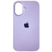 Накладка (з мікрофіброю) Silk Full Protective для iPhone 16- лавандовий