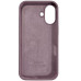 Накладка (з мікрофіброю) Silk Full Protective для iPhone 16- ліловий