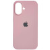 Накладка (з мікрофіброю) Silk Full Protective для iPhone 16- пудровий
