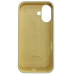 Накладка (з мікрофіброю) Silk Full Protective для iPhone 16- світло-жовтий