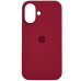 Накладка (з мікрофіброю) Silk Full Protective для iPhone 16- червона троянда