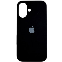 Накладка (з мікрофіброю) Silk Full Protective для iPhone 16- чорний