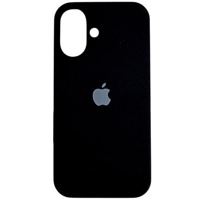 Накладка (з мікрофіброю) Silk Full Protective для iPhone 16- чорний