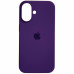 Накладка (з мікрофіброю) Silk Full Protective для iPhone 16- ультра-фіолетовий