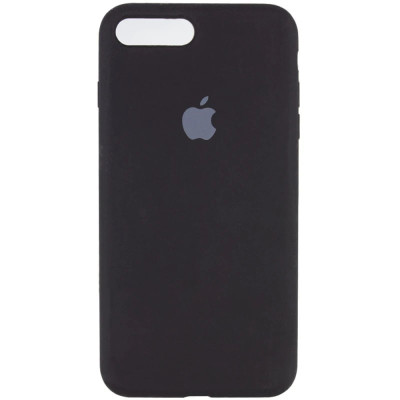Накладка (з мікрофіброю) Silk Full Protective для iPhone 7 Plus/8 Plus- чорний