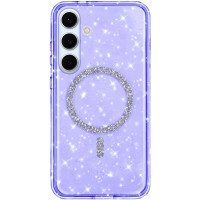 Накладка Eclipse Sparkle with Magnetic для Samsung S24 Plus- фіолетовий