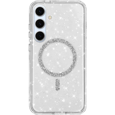 Накладка Eclipse Sparkle with Magnetic для Samsung S24- прозорий Накладка Eclipse Sparkle with Magnetic для Samsung S24- прозорий