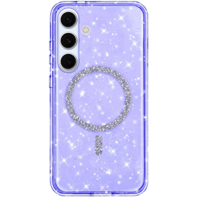 Накладка Eclipse Sparkle with Magnetic для Samsung S25 Plus- фіолетовий Накладка Eclipse Sparkle with Magnetic для Samsung S25 Plus- фіолетовий