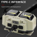 Ліхтарик налобний HX-816S-2COB (white+red), Motion Sensor, ЗП Type-C, 1х18650