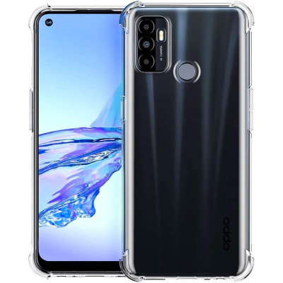 Накладка GETMAN посилені кути для Oppo A53 / A32 / A33- прозорий Накладка GETMAN посилені кути для Oppo A53 / A32 / A33- прозорий