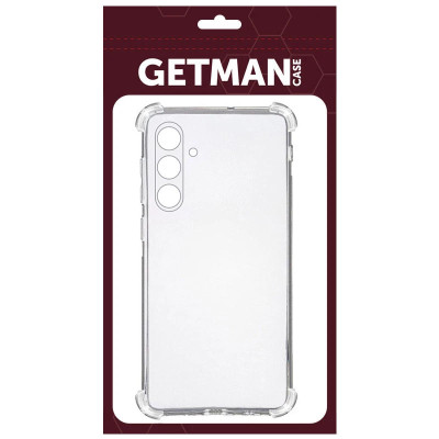 Накладка GETMAN посилені кути для Samsung A36 5G / A56 5G- прозорий Накладка GETMAN посилені кути для Samsung A36 5G / A56 5G- прозорий