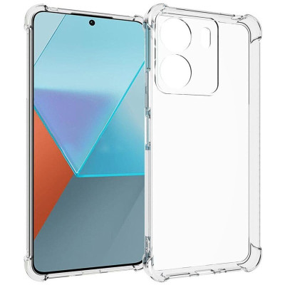 Накладка GETMAN посилені кути для Xiaomi Redmi 13C 4G / Poco C65- прозорий Накладка GETMAN посилені кути для Xiaomi Redmi 13C 4G / Poco C65- прозорий