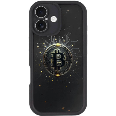 Накладка TPU Prestige для iPhone 16 (6.1")- біткоін