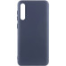 Накладка (з мікрофіброю) Silicone Cover Lakshmi для Samsung A50 / A50s / A30s- темно-синій
