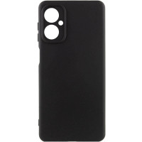 Накладка (з мікрофіброю) Silicone Cover Lakshmi Full Camera для Motorola Moto G55- чорний