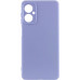 Накладка (з мікрофіброю) Silicone Cover Lakshmi Full Camera для Motorola Moto G55- бузковий