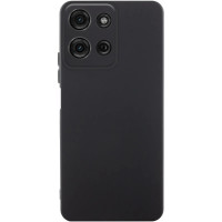 Накладка (з мікрофіброю) Silicone Cover Lakshmi Full Camera для Motorola Moto G75 5G- чорний