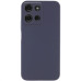 Накладка (з мікрофіброю) Silicone Cover Lakshmi Full Camera для Motorola Moto G75 5G- темно-синій