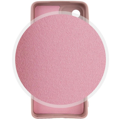 Накладка (з мікрофіброю) Silicone Cover Lakshmi Full Camera для Oppo A3 4G / A3x 4G- рожевий пісок