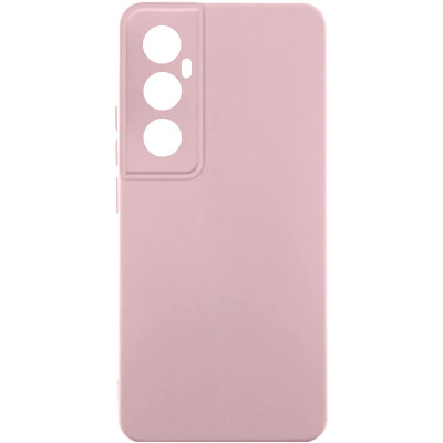 Накладка (з мікрофіброю) Silicone Cover Lakshmi Full Camera для Realme C65 4G- рожевий пісок