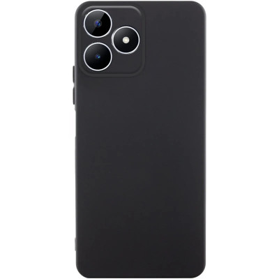Накладка (з мікрофіброю) Silicone Cover Lakshmi Full Camera для Realme Note 50 5G- чорний