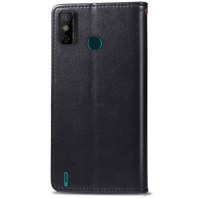 Чохол-книжка GETMAN Gallant шкіряний для TECNO Spark 6 Go- чорний Чохол-книжка GETMAN Gallant шкіряний для TECNO Spark 6 Go- чорний