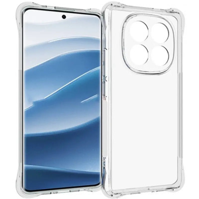 Накладка GETMAN посилені кути для Xiaomi Redmi Note 14 Pro 4G- прозорий Накладка GETMAN посилені кути для Xiaomi Redmi Note 14 Pro 4G- прозорий