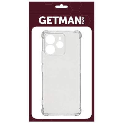 Накладка GETMAN посилені кути для Xiaomi Redmi Note 14 4G (159.6мм / Int. version)- прозорий Накладка GETMAN посилені кути для Xiaomi Redmi Note 14 4G (159.6мм / Int. version)- прозорий