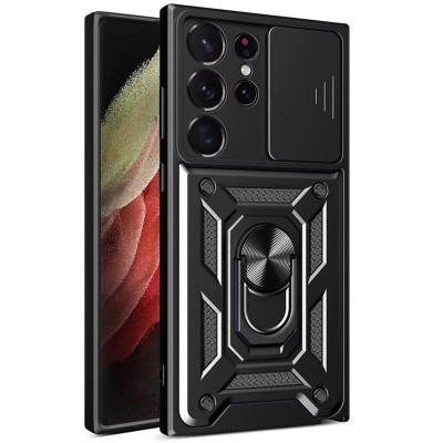 Протиударний чохол Camshield Serge Ring для Samsung S25 Ultra- чорний Протиударний чохол Camshield Serge Ring для Samsung S25 Ultra- чорний