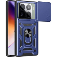 Протиударний чохол Camshield Serge Ring для Xiaomi 15- синій Протиударний чохол Camshield Serge Ring для Xiaomi 15- синій