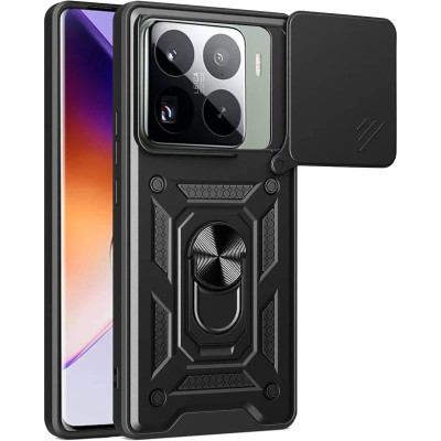 Протиударний чохол Camshield Serge Ring для Xiaomi 15 Pro- чорний Протиударний чохол Camshield Serge Ring для Xiaomi 15 Pro- чорний
