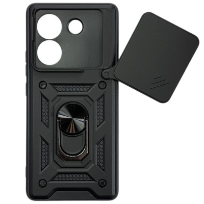 Протиударний чохол Camshield Serge Ring для Xiaomi Poco M7 Pro 5G- чорний Протиударний чохол Camshield Serge Ring для Xiaomi Poco M7 Pro 5G- чорний